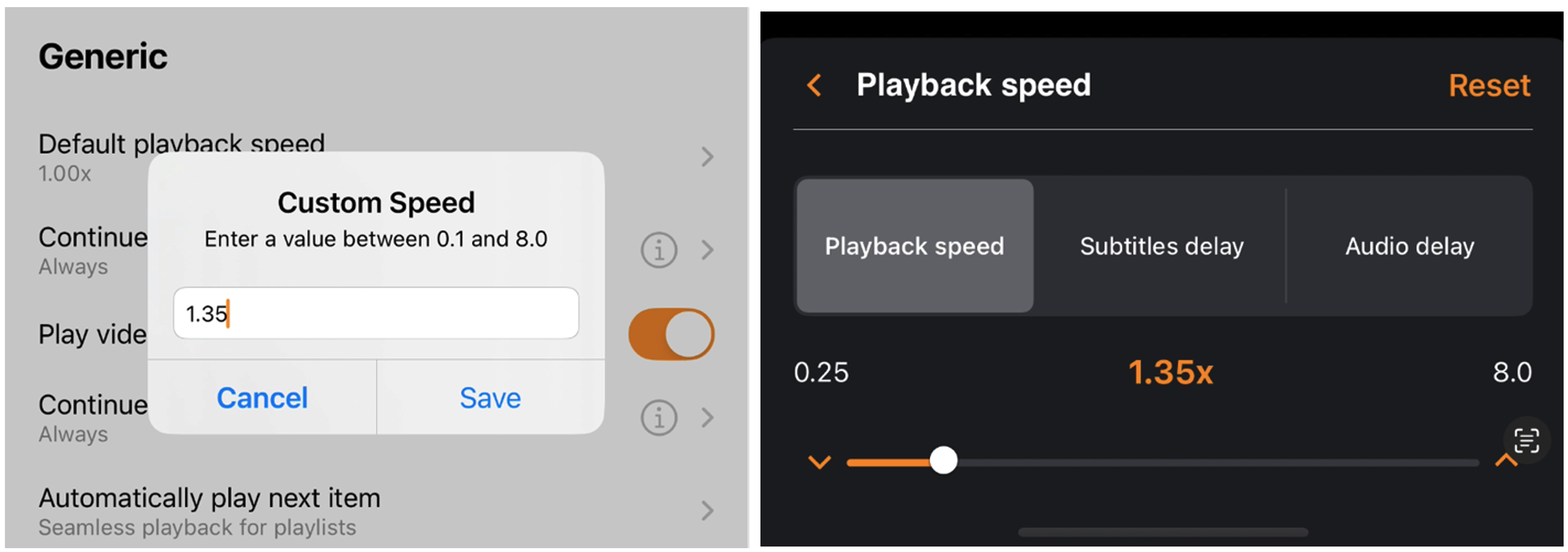 Custom Default Playback Speed image